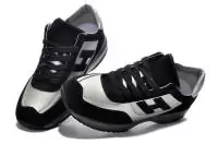 chaussures hogan hommes 2019U aughommestation mode pas cher dans des argent noir